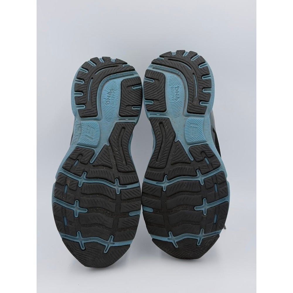 Brooks Ghost 15 Mens 8 Black Blue Gray Running Shoes Sneakers - Picture 2 of 8